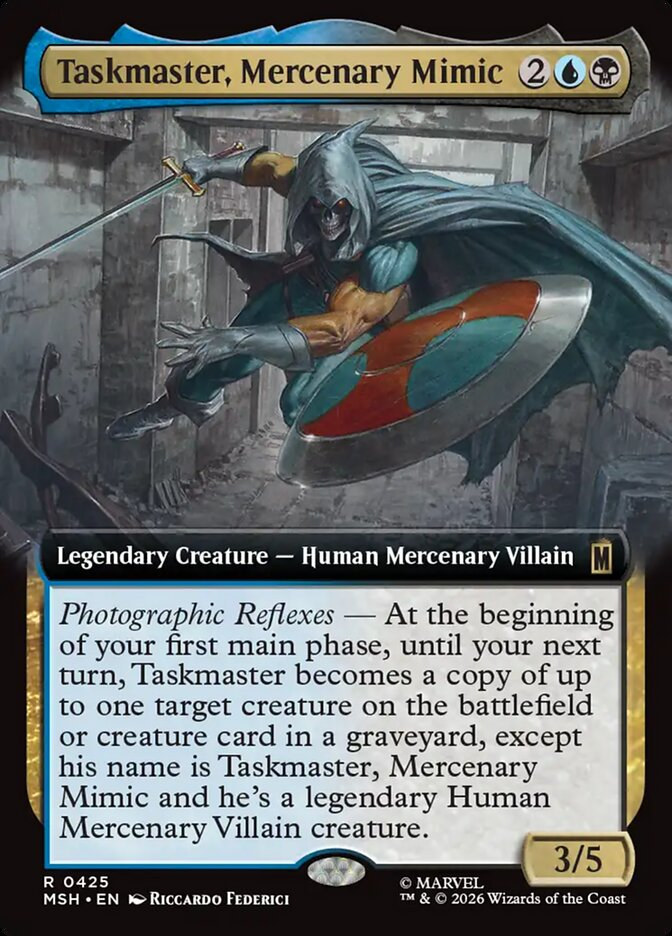 mtg mimic card Battlegate [Planechase] Each other creature you control of the chosen type enters the battlefield with an additional +1/+1 counter on it. Taskmaster, Mercenary Mimic (MSH) -