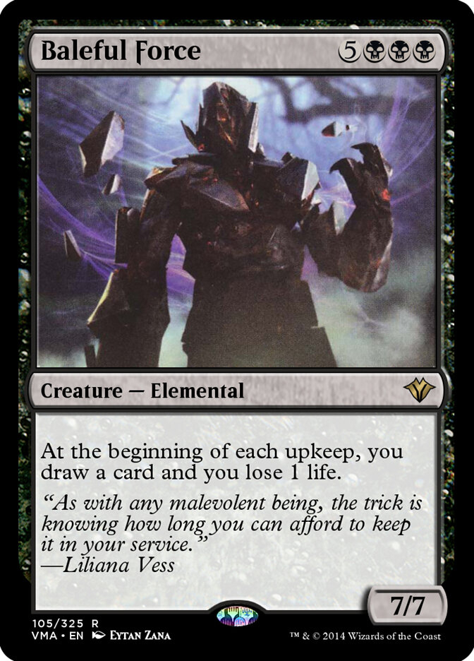 Baleful Force (VMA) - Cardhoarder
